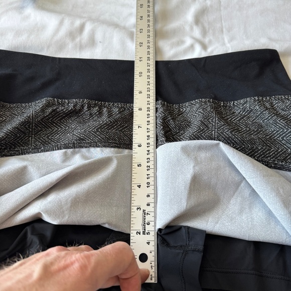 Tuff Athletics Women's Athletic Performance Skort Herringbone Pattern Gray Large - Picture 9 of 11